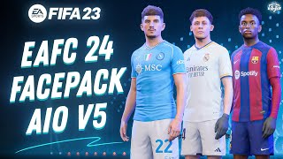 FC 24 FacePack V51 AIO For FIFA23 FREE  Tutorial  TU171 [upl. by Hindu]