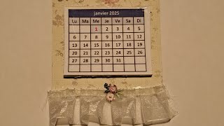 tuto petit calendrier 2025 [upl. by Repohtsirhc]