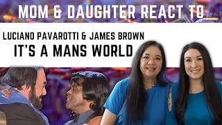 Luciano Pavarotti amp James Brown quotIts A Mans Worldquot REACTION Video  first time listening to opera [upl. by Epolenep759]