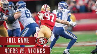 49ers vs Vikings  NFC Divisional Round  Full Game [upl. by Barton]