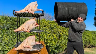 How To Cook A Delicious Turkey Under A Barrel Remember This Mega Way [upl. by Nedrob]