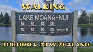 WALK with us Lake MoanaNui TOKOROA NEW ZEALAND [upl. by Iredale250]