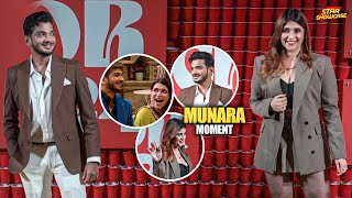 Munara Reunion Moment At Award Night  Munawar Faruqui  Mannara Chopra [upl. by Torrey]