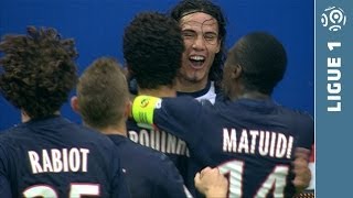 Incredible run and goal CAVANI 62  Paris SaintGermain  SC Bastia 40  20132014 [upl. by Amocat]