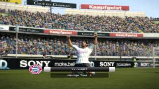 PES 2011 DFBPokal Achtelfinale Stuttgart  FC Bayern [upl. by Elish]