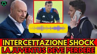 Intercettazione shock Marotta Rocchi quotLa Juventus deve perdere assolutamentequot [upl. by Raymond]