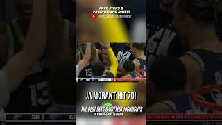 Ja Morants JawDropping Slam Dunk [upl. by Neeluqcaj]