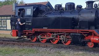 Steam locomotive shunting Putbus Germany [upl. by Gaile66]