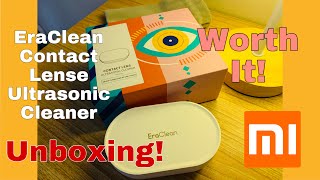 Unboxing EraClean Contact Lense Ultrasonic Cleaner from Xiaomi  Philippines [upl. by Nylek]