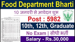 FCI RECRUITMENT 2024  FOOD DEPARTMENT RECRUITMENT 2024  FCI VACANCY 2024 My Smart Tricks A24 [upl. by Aniuqahs]