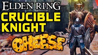 ELDEN RING BOSS GUIDES How To Easily Kill Crucible Knight amp Misbegotten Warrior [upl. by Jeunesse497]