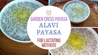 Alavi payasa  garden cress seeds halim kheer  pregnancy recipe [upl. by Pownall]