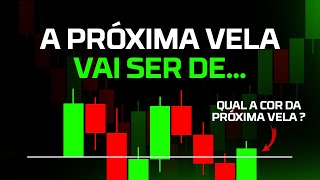 LEITURA DE VELAS  COMO PREVER A COR DA PRÓXIMA VELA [upl. by Aneerb]