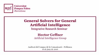 General Solvers for General Artificial Intelligence [upl. by Litton]