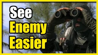 How to See Enemies Easier with Settings in COD Black Ops 6 Best Tutorial [upl. by Gnal]