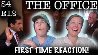 The Office  S4 E12  quotThe Depositionquot  FIRST TIME REACTION [upl. by Niwdla]