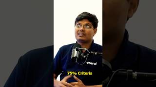 Saransh Sir on 75 Criteria and his preparation journey motivation podcast kota esaral [upl. by Suzan933]