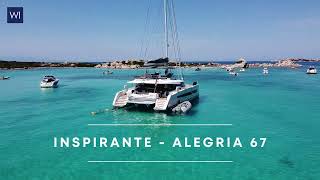 Inspirante  Foutaine Pajot Alegria 67 for charter [upl. by Paddy]