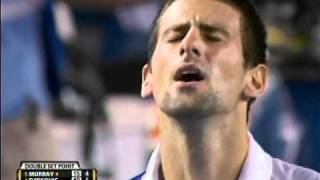 39ball tennis rally  Djokovic v Murray [upl. by Eelyab]