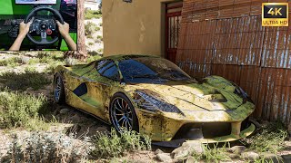 Rebuilding Ferrari LAFERRARI 1400Hp  Forza Horizon 5  Logitech G29 Gameplay [upl. by Vitkun800]