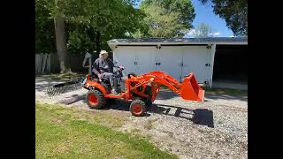 2021 KUBOTA BX2380 Tractor with LA344 Loader 4x4 [upl. by Yrolam]