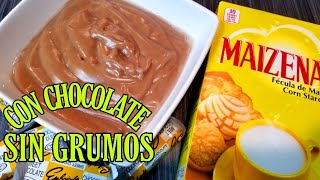 como hacer maizena de CHOCOLATE dominicanamaicena o maizena con CHOCOLATE sin grumos dominicana [upl. by Nodnnarb]