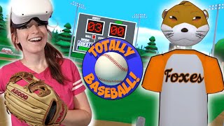 This VR Baseball Game for Quest 2 is INCREDIBLE Totally Baseball [upl. by Athey413]