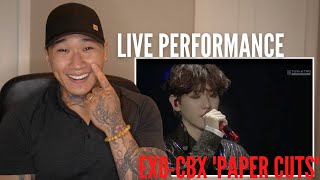 EXO CBX Paper Cuts LIVE  VERY EMOTIONAL REACTION [upl. by Ajnin73]