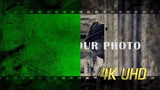 4K 60FPS Old Film Damage Green Screen Effect [upl. by Ttoile]