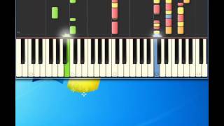 Blanket on the ground Billy Jo Spears Piano tutorial by Synthesia [upl. by Ilene]