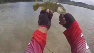 Kayak fishing at Guajataca Lake Puerto Rico [upl. by Eillak396]