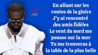 GIMS  Vent du nord ParolesLyrics [upl. by Eerpud]