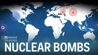 Every nuclear bomb explosion in history [upl. by Eynttirb]