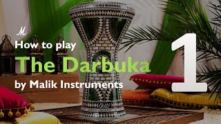 How to play the Darbuka Beginners Course Darbuka Lesson 1 The basic strokes [upl. by Shellie503]