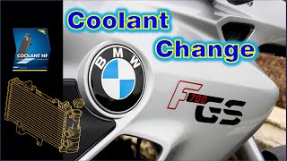 F700GS Full Service P3 Coolant Change [upl. by Tally]