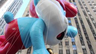 The Smurfs macys thanksgiving day parade 2013 [upl. by Adamok63]