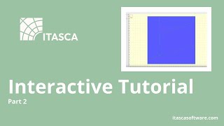 Interactive Tutorial  UDEC  ITASCA Software Academy [upl. by Tnomal28]