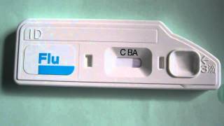 Only 10sec detection of Influenza A virus by QuickNaviFlu kit Otuka DenkaSeiken [upl. by Baalman]