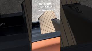 HDPE Boat most safe and strong RVK 58 hdpe indestructible [upl. by Mechling]