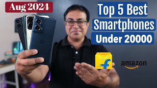 Top 5 Best 5G Phones Under 20000 in August 2024 I गलती मत करना Under 20k [upl. by Effy]