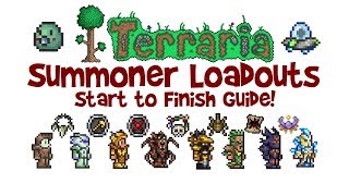 Terraria Summoner Loadout Guide Weapons amp Armor Class Build 124 amp 13 [upl. by Halonna967]