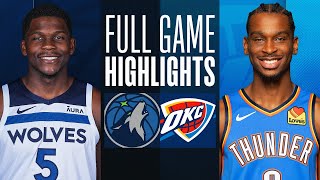 TIMBERWOLVES at THUNDER  FULL GAME HIGHLIGHTS  December 26 2023 [upl. by Jaqitsch]