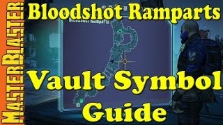 Borderlands 2 Bloodshot Ramparts Cult Of The Vault Symbol Challenge Location [upl. by Armillda]