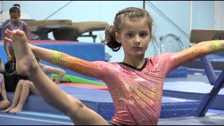 Hayley at The Gingerbread Invitational Gymnastics Meet  Level 3  elleoNyaH [upl. by Bahe]