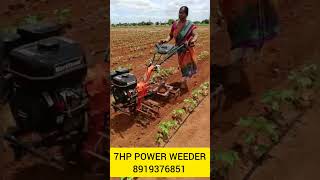 power weeder 7 hp with attachments [upl. by Annaear]