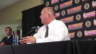 Boston Bruins coach Claude Julien reacts to Alex Burmistrov hit on Patrice Bergeron [upl. by Aldis]