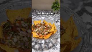 nachos chaat snacks nachos chaat viralvideo youtubeshorts [upl. by Leckie251]