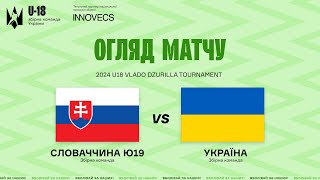 Словаччина U19  Україна U18  Огляд матчу 08022024 [upl. by Atsylak]