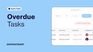Connecteam  Quick Tasks  How to Manage Overdue Tasks [upl. by Chastity]
