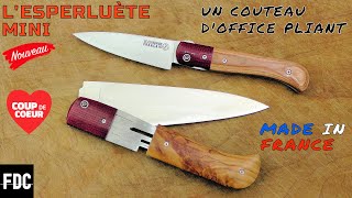 COUTEAUX DE CUISINE PLIANTS 🔪 LEsperluète Mini 🇫🇷 [upl. by Vladamar999]